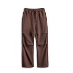Retro Double Pleated Drape Paratrooper Sweatpants
