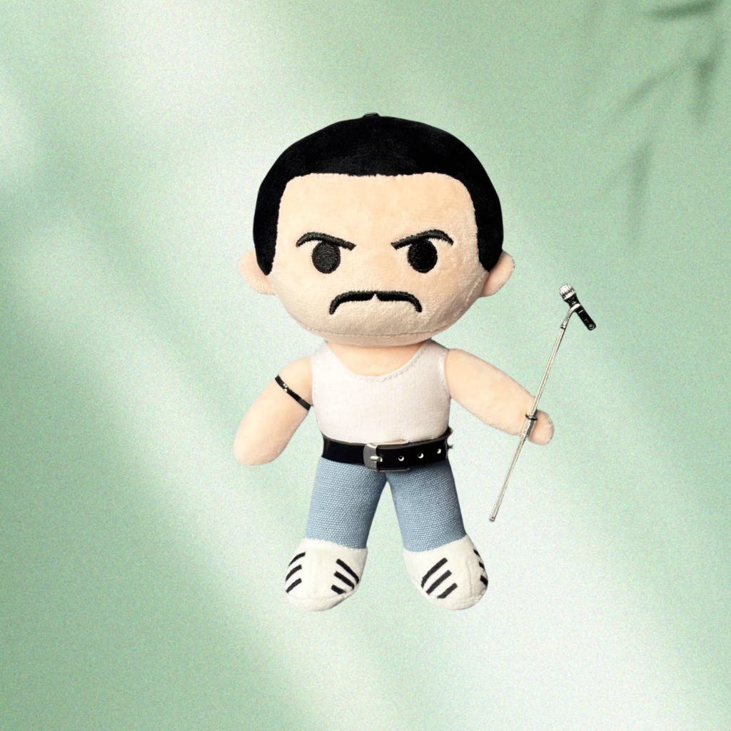 Mustache Anthem Freddie Mercury inspired Plushie