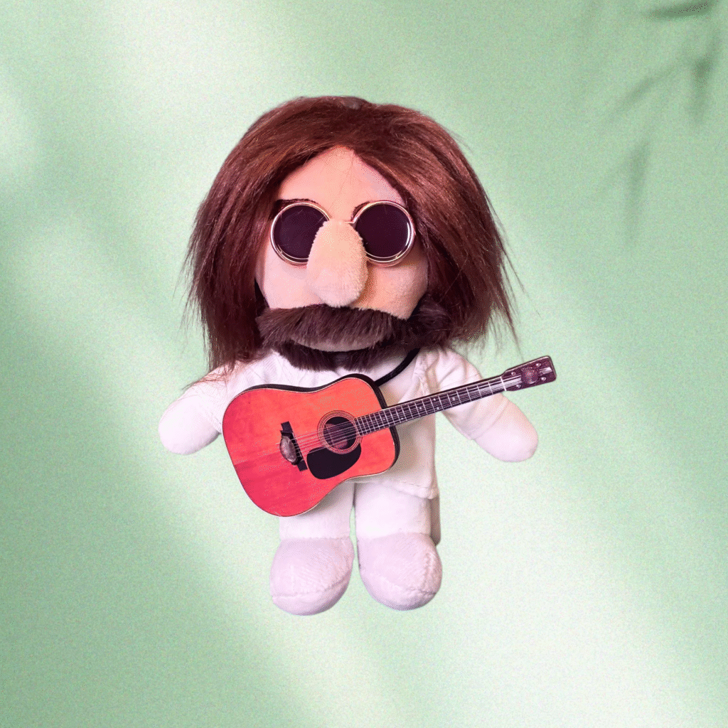 Round Glasses Songwriter John Lennon inspired Plushie