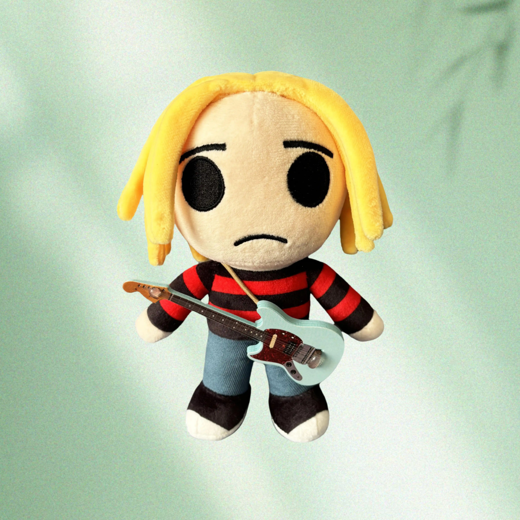 90s Grunge Kurt Cobain inspired Plushie